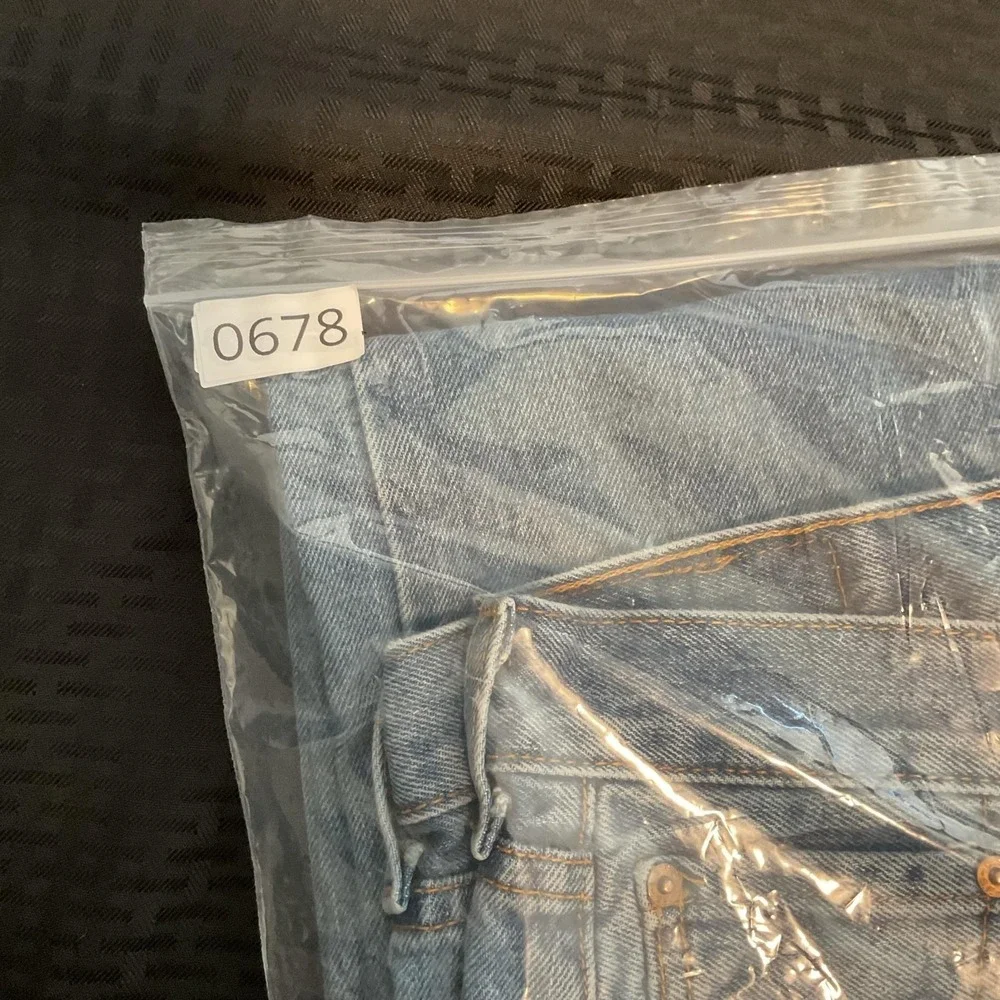 Levi's 505 Jeans Mens 31x30(true) Light Wash Blue Regular Straight Denim Pants